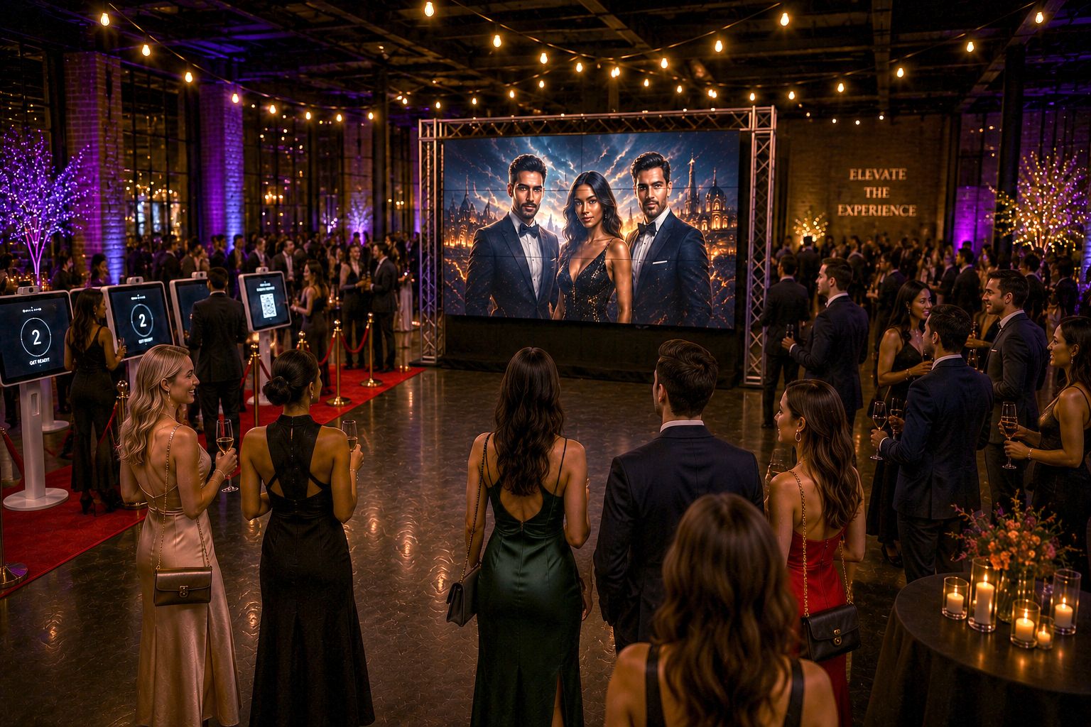 LED Display Wall at corporate event